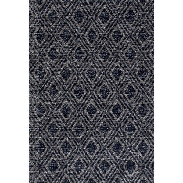 Standalone 8 X 10 Ft. Highline Collection Diamond Grid Woven Area Rug, Gray ST646391 - main